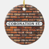 Coronation Street - Logo Keramisch Ornament (Achterkant)