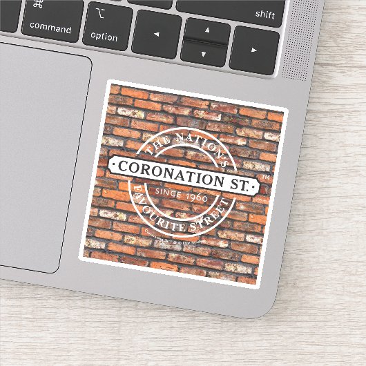 Coronation Street - Logo Sticker (Detail)