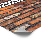 Coronation Street - Sign Poster (Hoek)