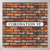 Coronation Street - Sign Poster (Voorkant)