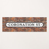 Coronation Street - Sign Poster Yogamat (Voorkant (horizontaal))