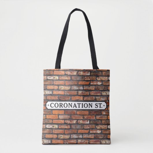 Coronation Street - Teken Schouder Tas (Voorkant)