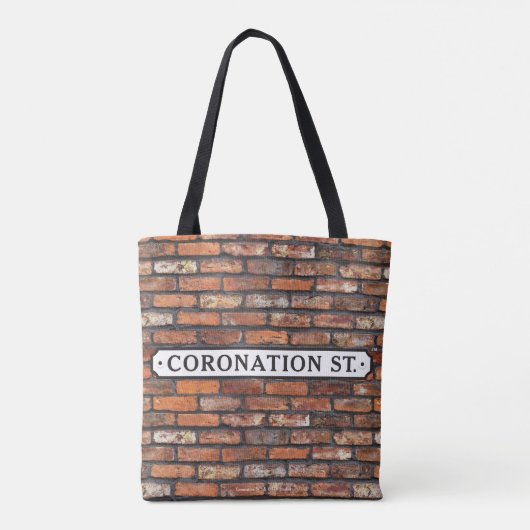 Coronation Street - Teken Schouder Tas (Achterkant)