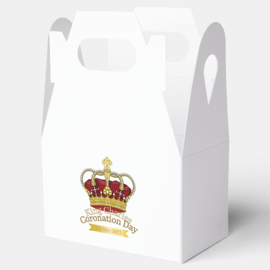 Coronationele dagkroon bedankdoosjes (Geopend)