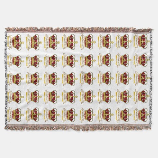 Coronationele dagkroon deken (Voorkant)