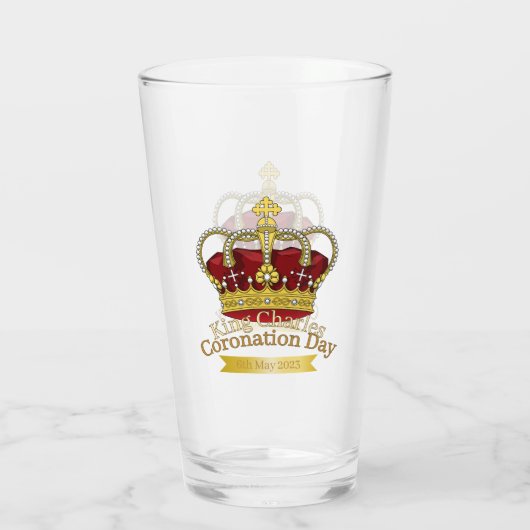 Coronationele dagkroon glas (Achterkant)