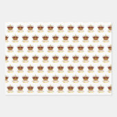 Coronationele dagkroon inpakpapier vel (Voorkant 3)