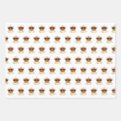 Coronationele dagkroon inpakpapier vel (Voorkant)