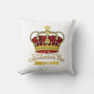 Coronationele dagkroon kussen