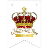 Coronationele dagkroon vlaggetjes (Tweede vlag)