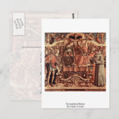 Coronationscène van Carlo Crivelli Briefkaart (Voorkant / Achterkant)