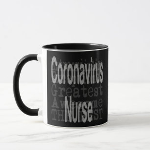 Coronaverpleegkundige buitengewoon mok