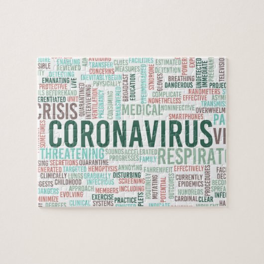 Coronavirus Background Health Pandemic Legpuzzel (Horizontaal)
