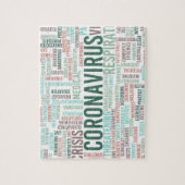 Coronavirus Background Health Pandemic Legpuzzel (Verticaal)