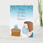 Coronavirus Birthday Wishes Card Kaart (Voorkant)