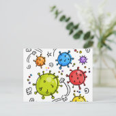 Coronavirus Briefkaart (Staand voorkant)