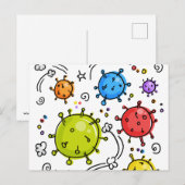 Coronavirus Briefkaart (Voorkant / Achterkant)