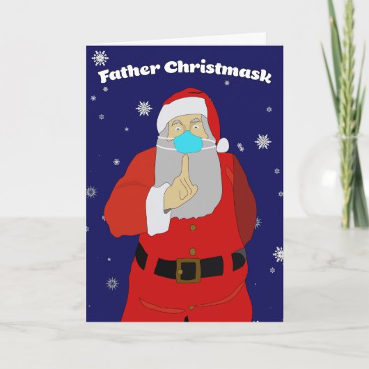 Coronavirus Christmas-Kaart Feestdagen Kaart (Voorkant)