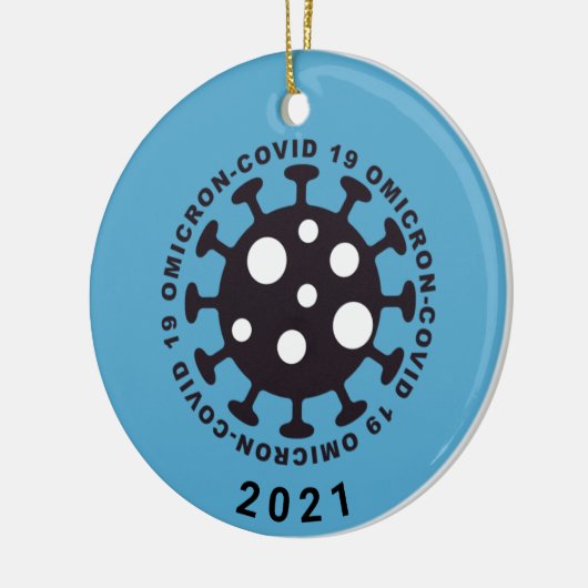 Coronavirus Covid19 Omicron Variant Ornament (Links)