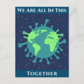 Coronavirus Covid 19 alles in dit verband Briefkaart (Voorkant)