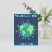 Coronavirus Covid 19 alles in dit verband Briefkaart (Staand voorkant)