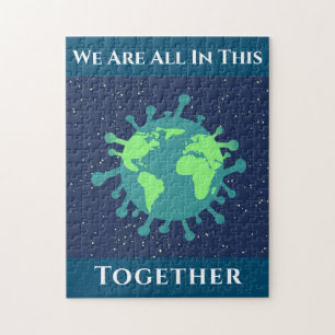 Coronavirus Covid 19 alles in dit verband Legpuzzel