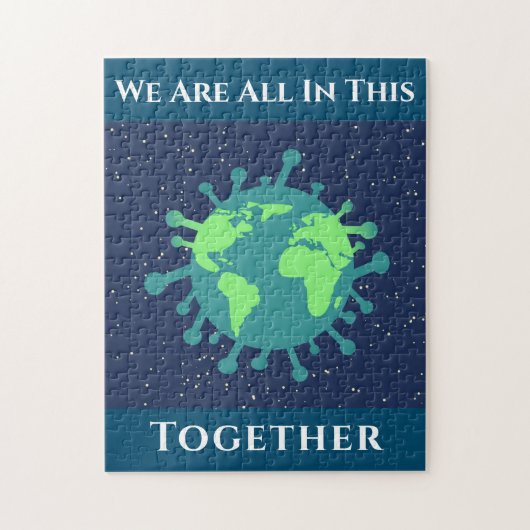 Coronavirus Covid 19 alles in dit verband Legpuzzel (Verticaal)