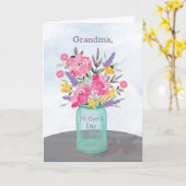 Coronavirus Custom Relatie Moederdag Kaart (Gele Bloem)