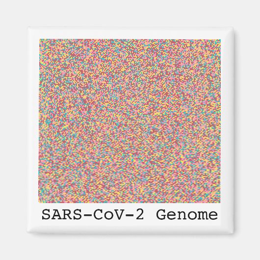 Coronavirus DNA Magnet (Voorkant)