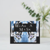 CORONAVIRUS DRAAG EEN MASKER BRIEFKAART (Staand voorkant)