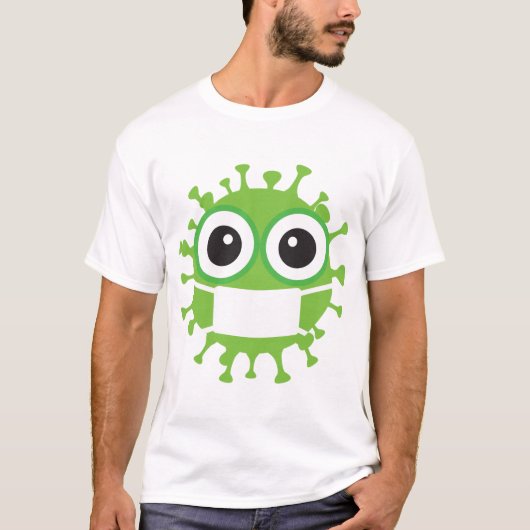 Coronavirus emoticon T-Shirt (Voorkant)
