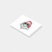 coronavirus face mask santa claus 2020 post-it® notes (Schuin)