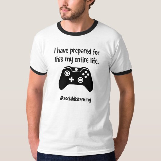 Coronavirus Funny Shirt - Video game die ik heb vo (Voorkant)