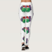 coronavirus germs snewman leggings (Achterkant)