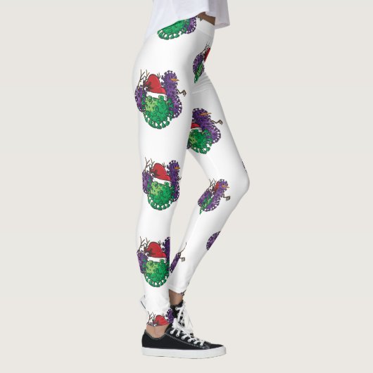coronavirus germs snewman leggings (Rechts)