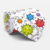 Coronavirus Germs Stropdas (Opgerold)