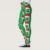 coronavirus gezichtsmasker zwarte kerstkerstmis leggings (Links)