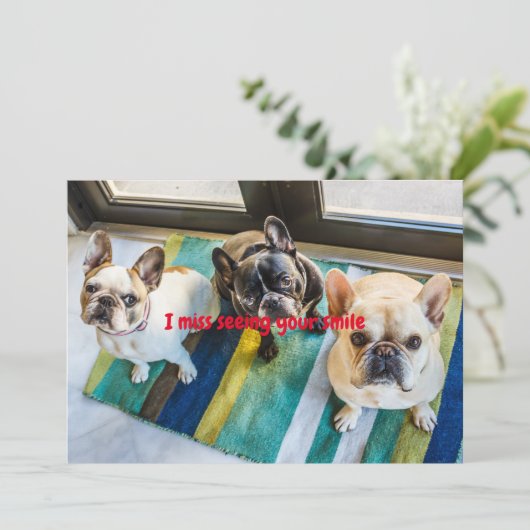 Coronavirus-groet (Staand voorkant)