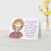 CoronaVirus Humor Kaart (Gele Bloem)