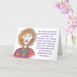 CoronaVirus Humor Kaart