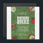 Coronavirus Kids Birthday Uitnodiging Magnetische Uitnodiging<br><div class="desc">Birthday Rocks Kind Coronavirus Birthday Car Parade InvitationIn plaats van de saaie autoparade van de oude dag nodigt u vrienden en familie uit om de verjaardag van een kind te vieren tijdens de COVID-pandemie met dit unieke, veilige, verjaardagsrotsidee. Vraag vrienden en familie om speciale stenen voor uw kind te schilderen...</div>