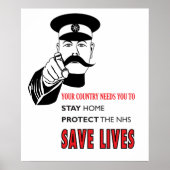 Coronavirus Lord Kitchener Poster (Voorkant)