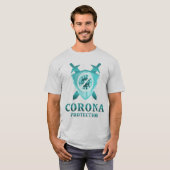 Coronavirus Mannen T-shirt (Voorkant volledig)
