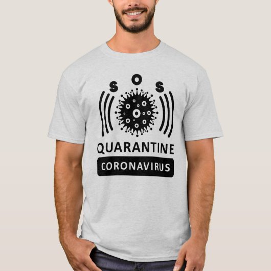 Coronavirus Mannen T-shirt (Voorkant)