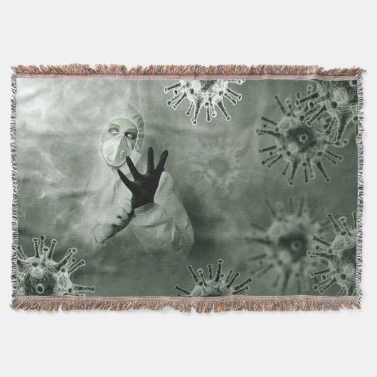 Coronavirus Nurse Deken (Voorkant)