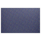 Coronavirus op Royal Blue. Stop de spreiding! Stof (Fat Quarter)