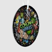 Coronavirus-Ornament Ornament (voorkant)