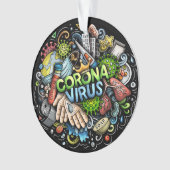 Coronavirus-Ornament Ornament (voorkant)