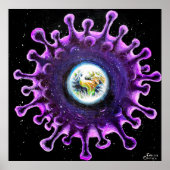Coronavirus pandemie poster (Voorkant)