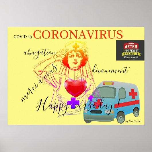 Coronavirus Poster (Voorkant)